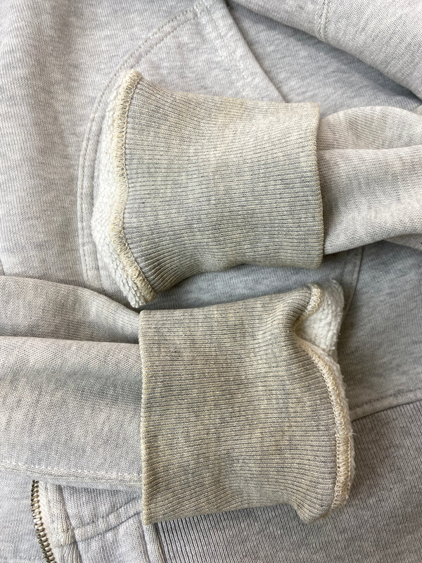 【ジャンク品】【メンズ】 THE REAL MCCOY'S ザリアルマッコイズ USAF LOGO HOODIE ロゴ フーディー フルジップ パーカー メンズ アウター 145-261020-em-60-min サイズ：L カラー：ライトグレー 万代Net店