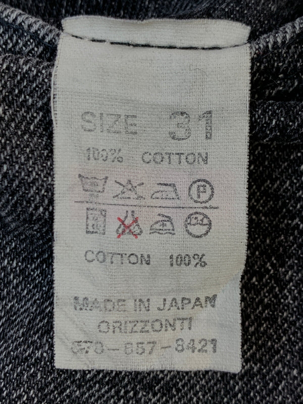【中古品】【メンズ】 DENIME ドゥニーム 66 BLACK TYPE オリゾンティ期 デニムパンツ ボトムス 157-261027-jt-31-min サイズ：31 カラー：ブラック 万代Net店