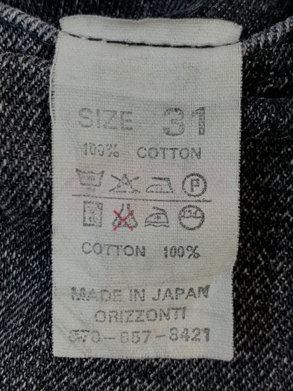【中古品】【メンズ】 DENIME ドゥニーム 66 BLACK TYPE オリゾンティ期 デニムパンツ ボトムス 157-261027-jt-31-min サイズ：31 カラー：ブラック 万代Net店