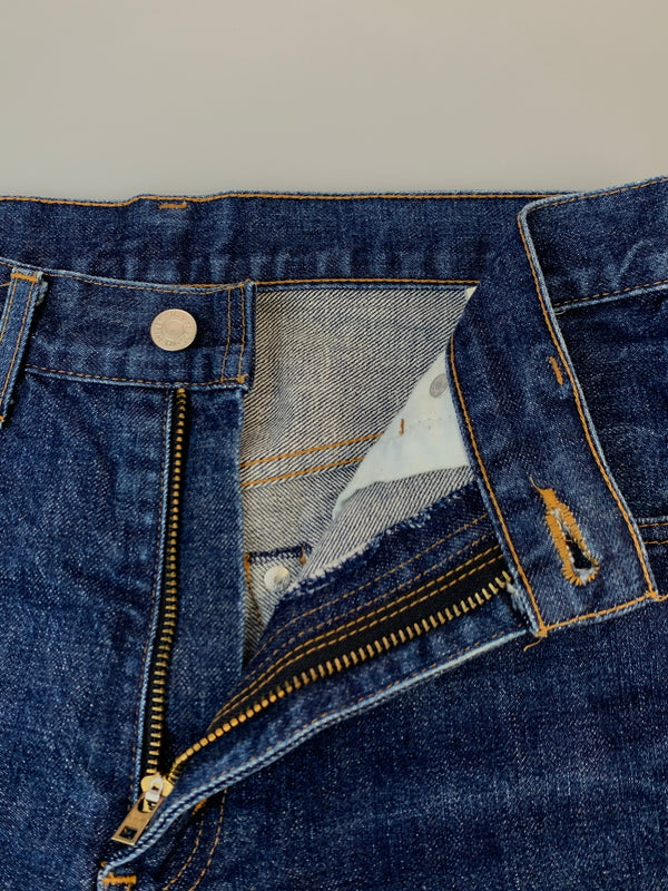 【中古品】【メンズ】 LEVI'S リーバイス 90年1月製造 502XX DENIM PANTS デニムパンツ メンズ ボトムス ジーンズ ジーパン ヴィンテージ 157-261022-em-13-min サイズ：W30L33 カラー：インディゴブルー 万代Net店