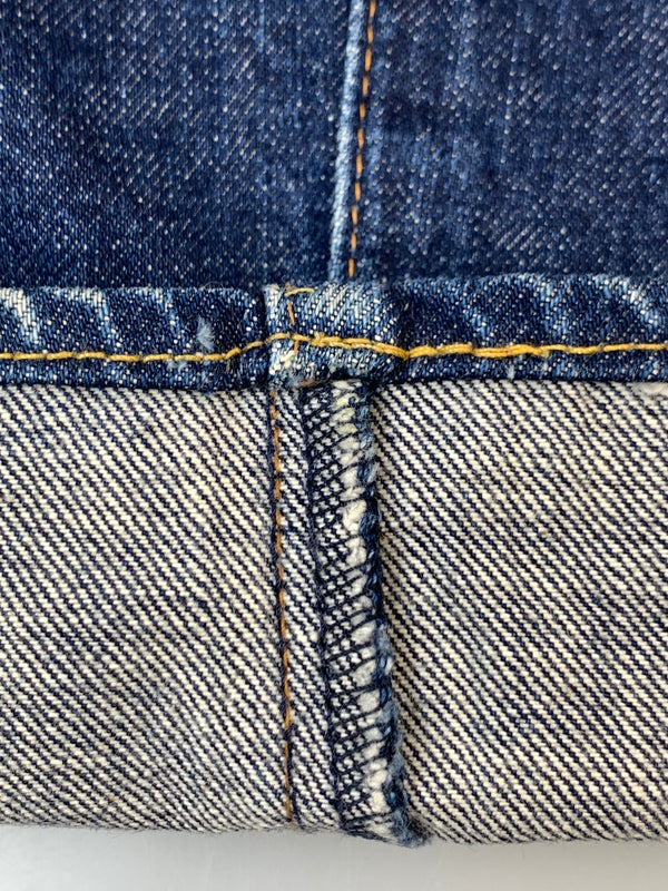 【中古品】【メンズ】 LEVI'S リーバイス 90年1月製造 502XX DENIM PANTS デニムパンツ メンズ ボトムス ジーンズ ジーパン ヴィンテージ 157-261022-em-13-min サイズ：W30L33 カラー：インディゴブルー 万代Net店