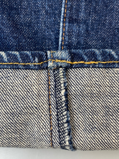 【中古品】【メンズ】 LEVI'S リーバイス 90年1月製造 502XX DENIM PANTS デニムパンツ メンズ ボトムス ジーンズ ジーパン ヴィンテージ 157-261022-em-13-min サイズ：W30L33 カラー：インディゴブルー 万代Net店