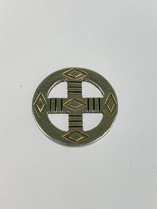 【中古品】【メンズ】 ARIZONA FREEDOM アリゾナ フリーダム SILVERMEDICINE WHEEL PENDANT TOP シルバー メディスン ホイール ペンダント トップ アクセサリー 191-261021-jt-13-min カラー：シルバー 万代Net店