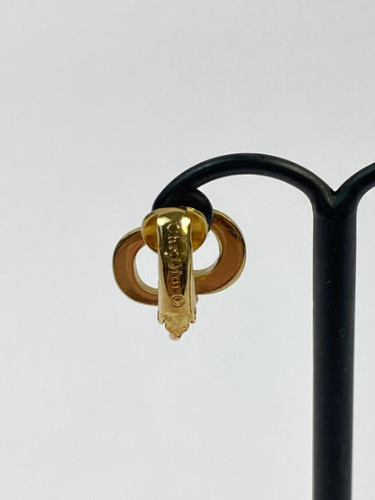 【中古品】【レディース】 CHRISTIAN DIORクリスチャンディオール CD LOGO EARRING ロゴ イヤリング アクセサリー 183-261021-jt-12-min カラー：ゴールド 万代Net店