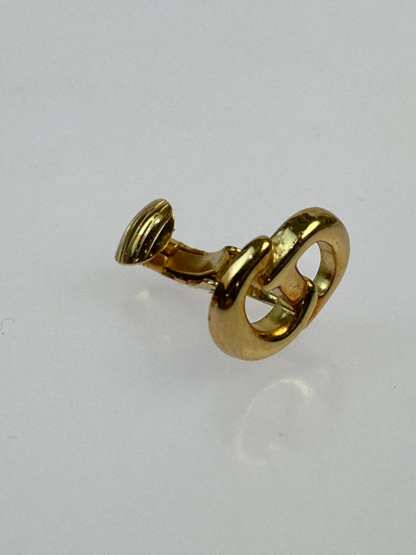 【中古品】【レディース】 CHRISTIAN DIORクリスチャンディオール CD LOGO EARRING ロゴ イヤリング アクセサリー 183-261021-jt-12-min カラー：ゴールド 万代Net店