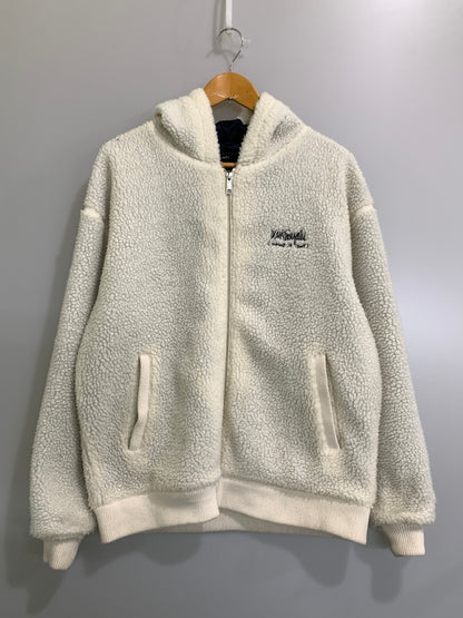 【中古品】【メンズ】 MARK GONZALES マークゴンザレス ZIP HOODIE ジップフーディー 2H7-62342 ボア アウター 142-261023-hu-11-min サイズ：M カラー：ホワイト 万代Net店