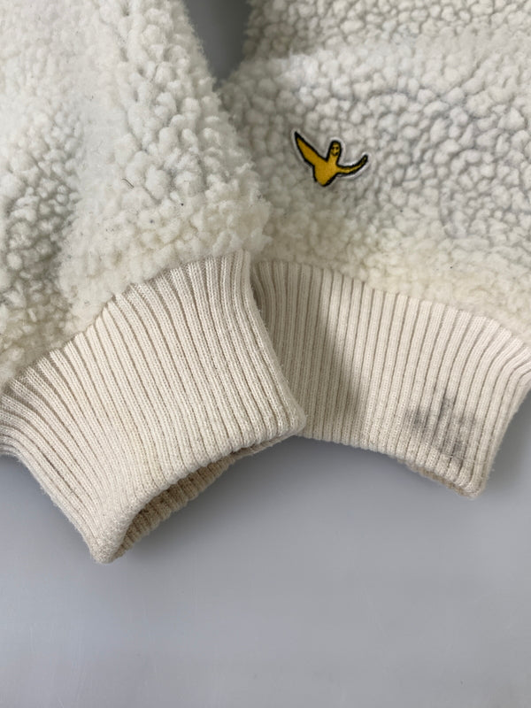 【中古品】【メンズ】 MARK GONZALES マークゴンザレス ZIP HOODIE ジップフーディー 2H7-62342 ボア アウター 142-261023-hu-11-min サイズ：M カラー：ホワイト 万代Net店