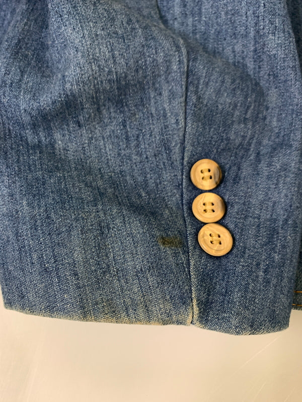 【中古品】【メンズ】 LEVI'S リーバイス 70-80S PANATELA TAILORED JACKET 70-80S パナテラ テーラードジャケット アウター デニム 146-261023-hu-06-min サイズ：40S カラー：ブルーインディゴ 万代Net店