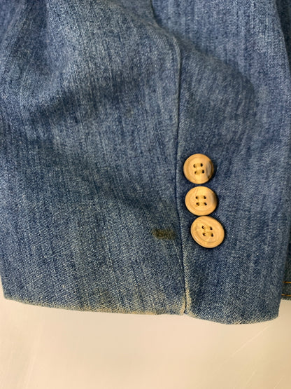 【中古品】【メンズ】 LEVI'S リーバイス 70-80S PANATELA TAILORED JACKET 70-80S パナテラ テーラードジャケット アウター デニム 146-261023-hu-06-min サイズ：40S カラー：ブルーインディゴ 万代Net店