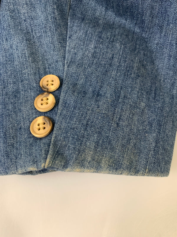 【中古品】【メンズ】 LEVI'S リーバイス 70-80S PANATELA TAILORED JACKET 70-80S パナテラ テーラードジャケット アウター デニム 146-261023-hu-06-min サイズ：40S カラー：ブルーインディゴ 万代Net店