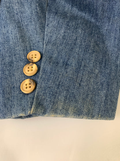 【中古品】【メンズ】 LEVI'S リーバイス 70-80S PANATELA TAILORED JACKET 70-80S パナテラ テーラードジャケット アウター デニム 146-261023-hu-06-min サイズ：40S カラー：ブルーインディゴ 万代Net店
