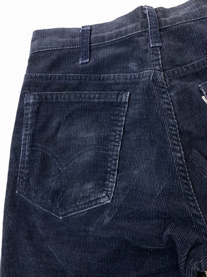 【現状渡し品】【メンズ】 LEVI'S リーバイス 70'S 517-1517 CORDUROY PANTS コーデュロイ パンツ 70年代 ヴィンテージ メンズ ボトムス 157-261016-em-05-min サイズ：W31/L32 カラー：ネイビー 万代Net店