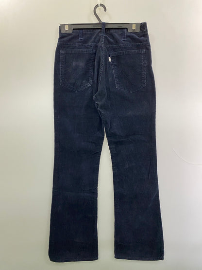 【現状渡し品】【メンズ】 LEVI'S リーバイス 70'S 517-1517 CORDUROY PANTS コーデュロイ パンツ 70年代 ヴィンテージ メンズ ボトムス 157-261016-em-05-min サイズ：W31/L32 カラー：ネイビー 万代Net店