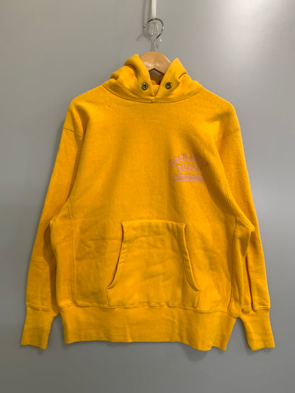 【中古品】【メンズ】 CHAMPION チャンピオン 70's REVERSE WEAVE HOODIE 70年代 リバースウィーブ フーディー パーカー 単色タグ トップス 146-261020-yn-02-min サイズ：L カラー：イエロー 万代Net店