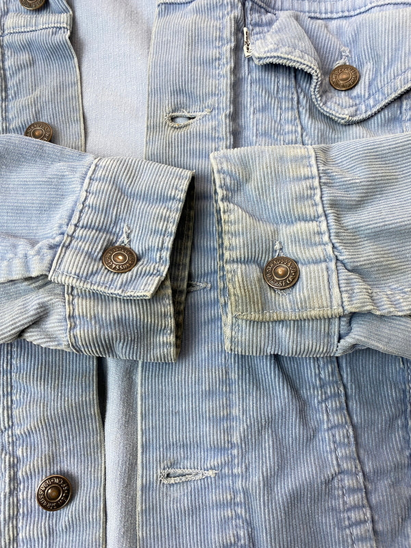 【中古品】【メンズ】 LEVI'S リーバイス BIG E CORDUROY JACKET 90'S 60'S復刻 コーデュロイ ジャケット 90年代 ヴィンテージ メンズ トップス 146-261015-em-35-min カラー：ライトブルー 万代Net店