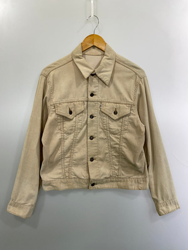 【中古品】【メンズ】 LEVI'S リーバイス BIG E CORDUROY JACKET 90'S 60'S復刻 ビッグE コーデュロイ ジャケット 90年代 ヴィンテージ メンズ アウター 146-261015-em-34-min カラー：ベージュ 万代Net店