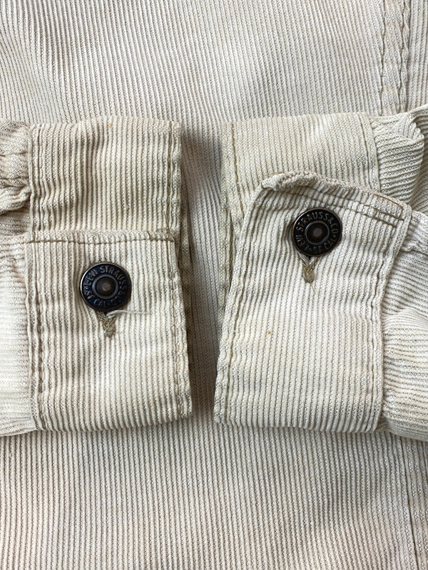 【中古品】【メンズ】 LEVI'S リーバイス BIG E CORDUROY JACKET 90'S 60'S復刻 ビッグE コーデュロイ ジャケット 90年代 ヴィンテージ メンズ アウター 146-261015-em-34-min カラー：ベージュ 万代Net店
