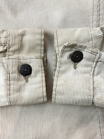 【中古品】【メンズ】 LEVI'S リーバイス BIG E CORDUROY JACKET 90'S 60'S復刻 ビッグE コーデュロイ ジャケット 90年代 ヴィンテージ メンズ アウター 146-261015-em-34-min カラー：ベージュ 万代Net店