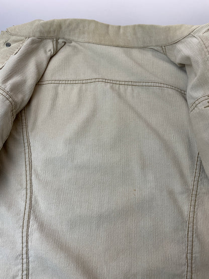 【中古品】【メンズ】 LEVI'S リーバイス BIG E CORDUROY JACKET 90'S 60'S復刻 ビッグE コーデュロイ ジャケット 90年代 ヴィンテージ メンズ アウター 146-261015-em-34-min カラー：ベージュ 万代Net店