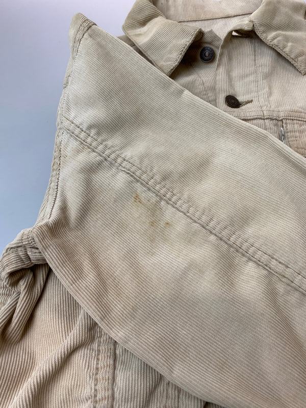 【中古品】【メンズ】 LEVI'S リーバイス BIG E CORDUROY JACKET 90'S 60'S復刻 ビッグE コーデュロイ ジャケット 90年代 ヴィンテージ メンズ アウター 146-261015-em-34-min カラー：ベージュ 万代Net店