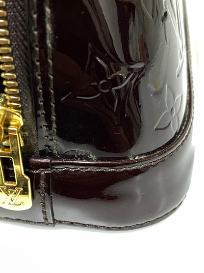 【中古品】【レディース】 LOUIS VUITTON ルイ・ヴィトン M91678 モノグラム・ヴェルニ アルマBB バッグ カバン 179-261021-jt-38-min カラー：ブラウン 万代Net店