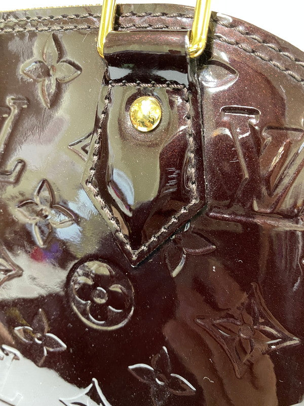 【中古品】【レディース】 LOUIS VUITTON ルイ・ヴィトン M91678 モノグラム・ヴェルニ アルマBB バッグ カバン 179-261021-jt-38-min カラー：ブラウン 万代Net店