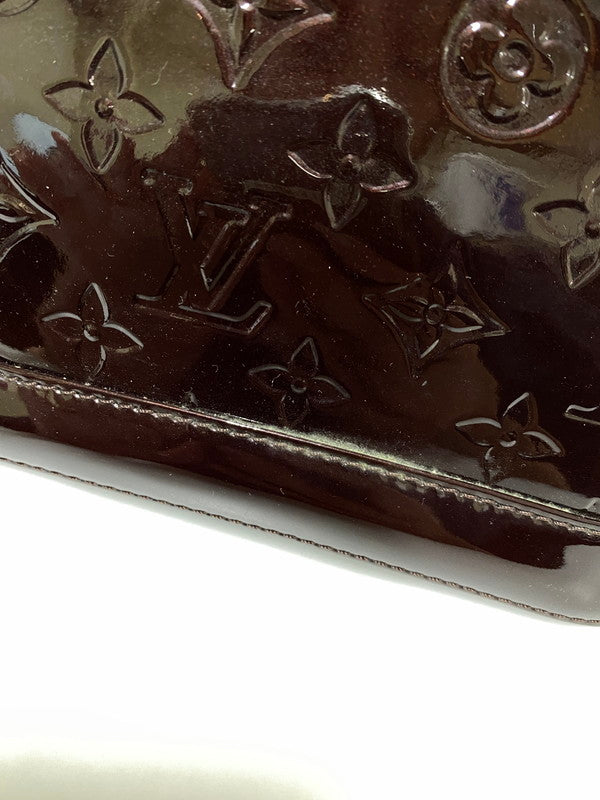 【中古品】【レディース】 LOUIS VUITTON ルイ・ヴィトン M91678 モノグラム・ヴェルニ アルマBB バッグ カバン 179-261021-jt-38-min カラー：ブラウン 万代Net店