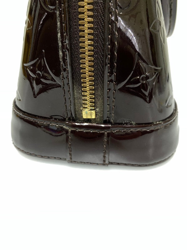 【中古品】【レディース】 LOUIS VUITTON ルイ・ヴィトン M91678 モノグラム・ヴェルニ アルマBB バッグ カバン 179-261021-jt-38-min カラー：ブラウン 万代Net店