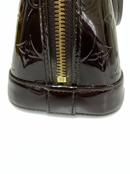 【中古品】【レディース】 LOUIS VUITTON ルイ・ヴィトン M91678 モノグラム・ヴェルニ アルマBB バッグ カバン 179-261021-jt-38-min カラー：ブラウン 万代Net店