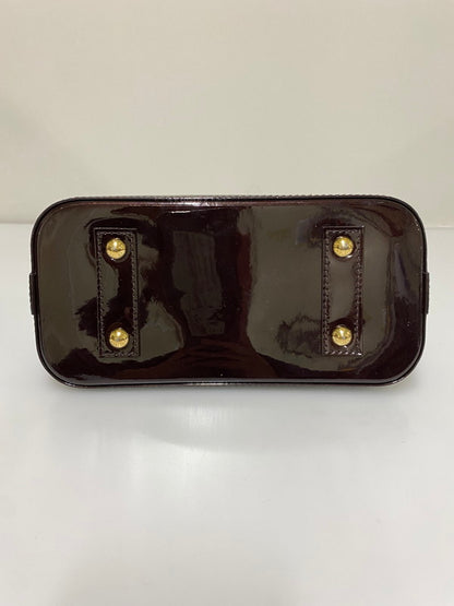 【中古品】【レディース】 LOUIS VUITTON ルイ・ヴィトン M91678 モノグラム・ヴェルニ アルマBB バッグ カバン 179-261021-jt-38-min カラー：ブラウン 万代Net店