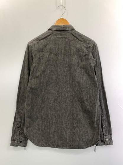 【中古品】【メンズ】 PHIGVEL フィグベル WORK SHIRT PMQ-LS09 ワークシャツ メンズ 長袖シャツ トップス 145-261020-em-74-min サイズ：15 （2） カラー：グレー 万代Net店