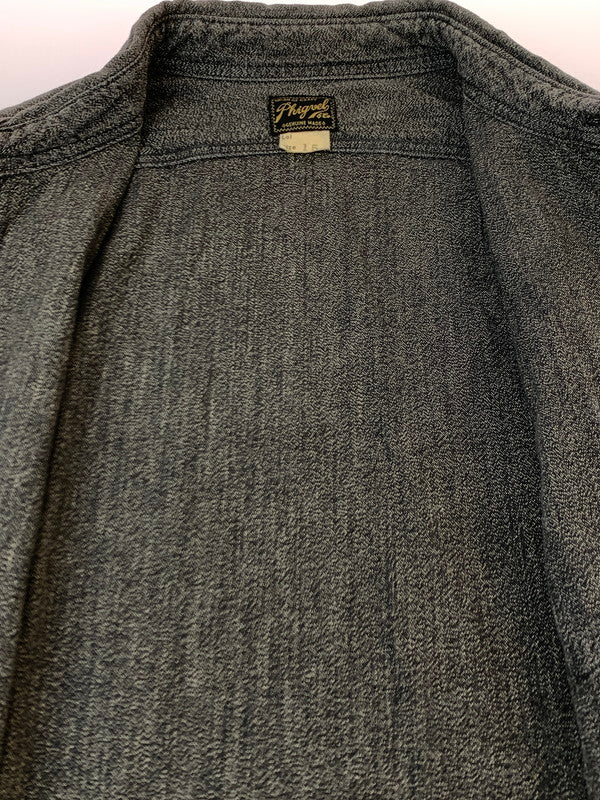 【中古品】【メンズ】 PHIGVEL フィグベル WORK SHIRT PMQ-LS09 ワークシャツ メンズ 長袖シャツ トップス 145-261020-em-74-min サイズ：15 （2） カラー：グレー 万代Net店