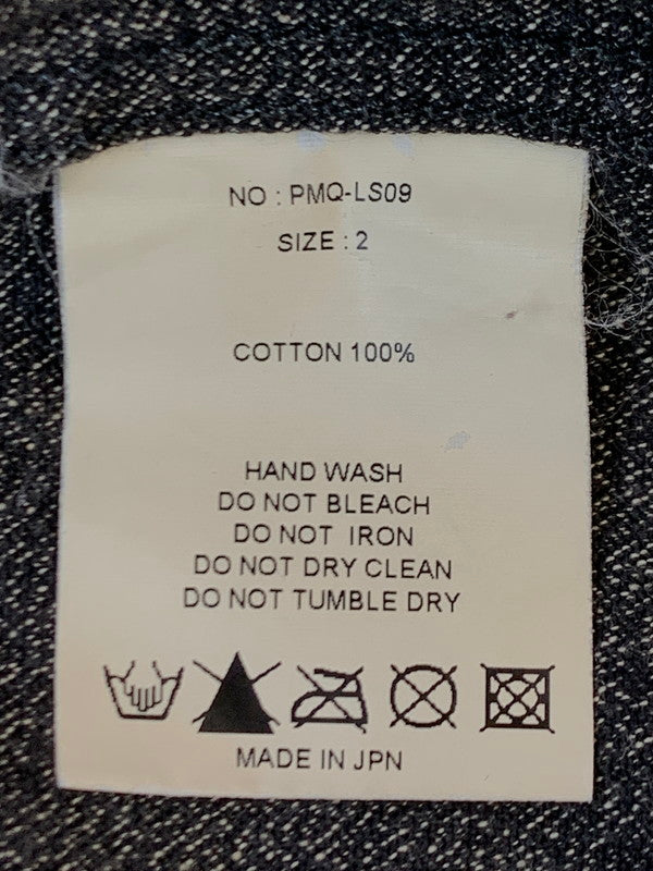 【中古品】【メンズ】 PHIGVEL フィグベル WORK SHIRT PMQ-LS09 ワークシャツ メンズ 長袖シャツ トップス 145-261020-em-74-min サイズ：15 （2） カラー：グレー 万代Net店