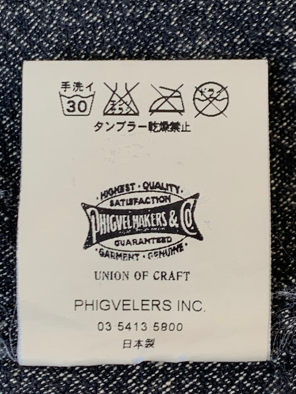 【中古品】【メンズ】 PHIGVEL フィグベル WORK SHIRT PMQ-LS09 ワークシャツ メンズ 長袖シャツ トップス 145-261020-em-74-min サイズ：15 （2） カラー：グレー 万代Net店