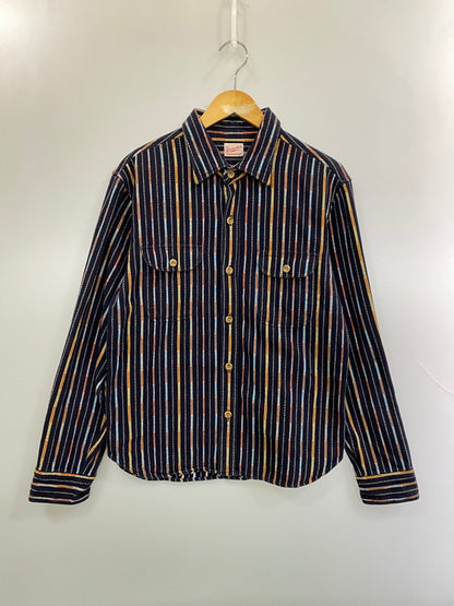 【中古品】【メンズ】 TENDERLOIN テンダーロイン T-NATIVE SHT ネイティブ 長袖シャツ メンズ トップス 146-261020-em-24-min サイズ：XS カラー：ネイビー系」 万代Net店