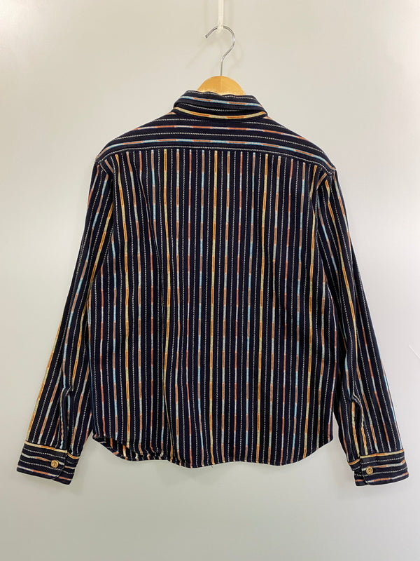 【中古品】【メンズ】 TENDERLOIN テンダーロイン T-NATIVE SHT ネイティブ 長袖シャツ メンズ トップス 146-261020-em-24-min サイズ：XS カラー：ネイビー系」 万代Net店