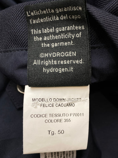 【中古品】【メンズ】 HYDROGEN ハイドロゲン DOWN JACKET ダウンジャケット メンズ アウター 防寒 上着 142-261020-em-53-min サイズ：50 カラー：ネイビー 万代Net店