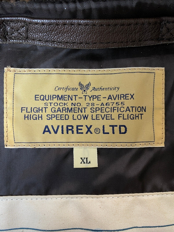 【現状渡し品】【メンズ】 AVIREX アヴィレックス G-1 TOP GUN 6151016 フライトジャケット トップガン レザージャケット ワッペン メンズ アウター 145-261020-em-25-min サイズ：XL カラー：ブラウン 万代Net店