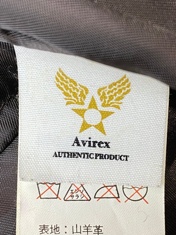 【現状渡し品】【メンズ】 AVIREX アヴィレックス G-1 TOP GUN 6151016 フライトジャケット トップガン レザージャケット ワッペン メンズ アウター 145-261020-em-25-min サイズ：XL カラー：ブラウン 万代Net店