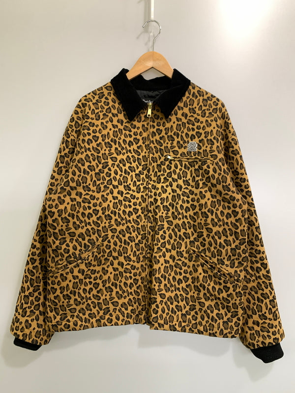 【中古品】【メンズ】 BLACK EYE PATCH ブラック アイ パッチ LEOPARD JACKET レオパード ジャケット メンズ アウターフルジップ 上着 142-261016-em-30-min サイズ：L カラー：ブラウン系 万代Net店