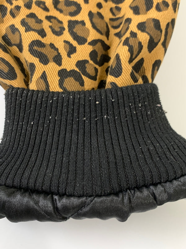 【中古品】【メンズ】 BLACK EYE PATCH ブラック アイ パッチ LEOPARD JACKET レオパード ジャケット メンズ アウターフルジップ 上着 142-261016-em-30-min サイズ：L カラー：ブラウン系 万代Net店