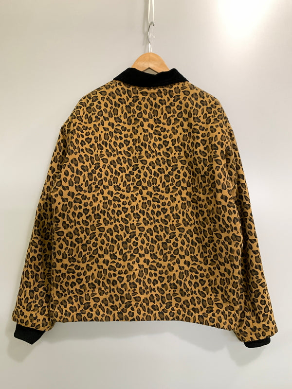 【中古品】【メンズ】 BLACK EYE PATCH ブラック アイ パッチ LEOPARD JACKET レオパード ジャケット メンズ アウターフルジップ 上着 142-261016-em-30-min サイズ：L カラー：ブラウン系 万代Net店