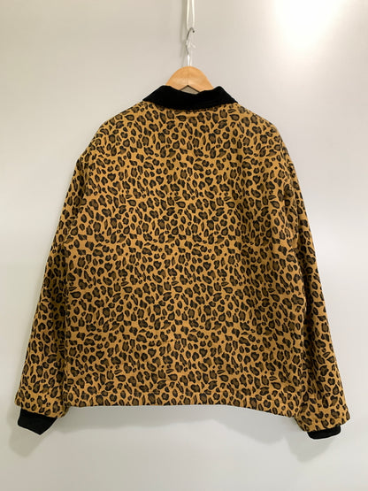 【中古品】【メンズ】 BLACK EYE PATCH ブラック アイ パッチ LEOPARD JACKET レオパード ジャケット メンズ アウターフルジップ 上着 142-261016-em-30-min サイズ：L カラー：ブラウン系 万代Net店