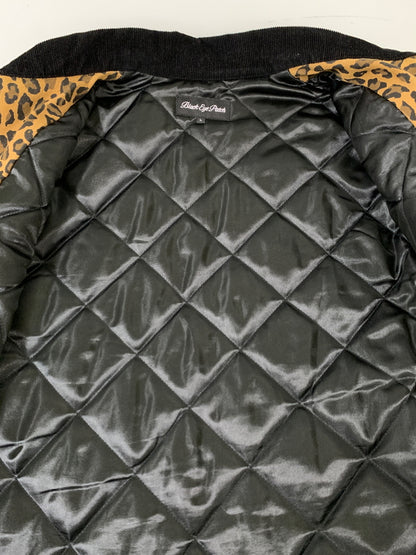 【中古品】【メンズ】 BLACK EYE PATCH ブラック アイ パッチ LEOPARD JACKET レオパード ジャケット メンズ アウターフルジップ 上着 142-261016-em-30-min サイズ：L カラー：ブラウン系 万代Net店