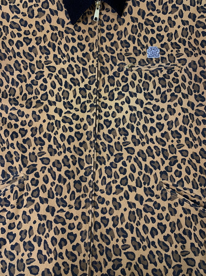 【中古品】【メンズ】 BLACK EYE PATCH ブラック アイ パッチ LEOPARD JACKET レオパード ジャケット メンズ アウターフルジップ 上着 142-261016-em-30-min サイズ：L カラー：ブラウン系 万代Net店