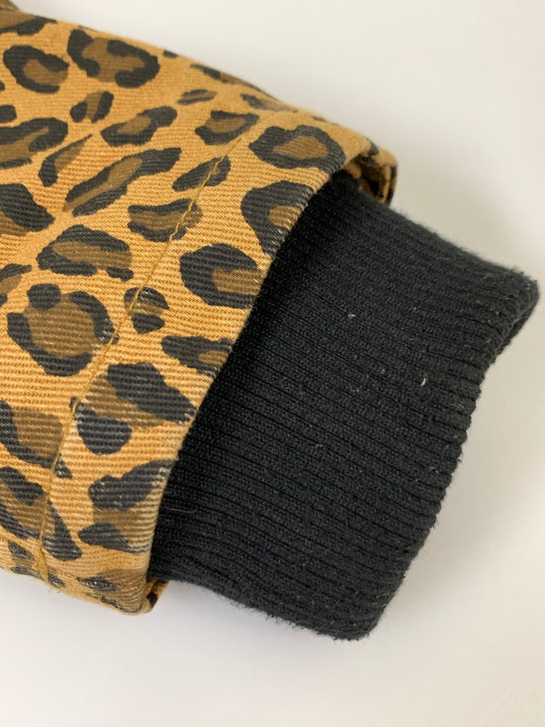 【中古品】【メンズ】 BLACK EYE PATCH ブラック アイ パッチ LEOPARD JACKET レオパード ジャケット メンズ アウターフルジップ 上着 142-261016-em-30-min サイズ：L カラー：ブラウン系 万代Net店