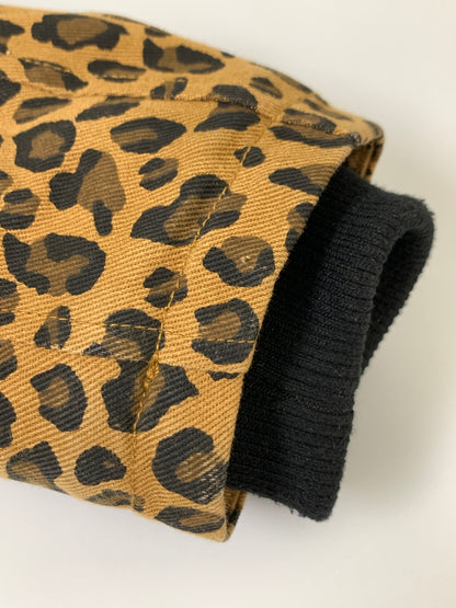 【中古品】【メンズ】 BLACK EYE PATCH ブラック アイ パッチ LEOPARD JACKET レオパード ジャケット メンズ アウターフルジップ 上着 142-261016-em-30-min サイズ：L カラー：ブラウン系 万代Net店