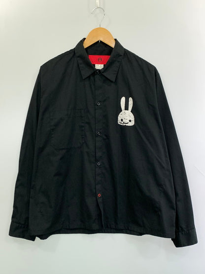 【中古品】【メンズ】 CUNE キューン LS WORK SHIRT ロングスリーブ ワークシャツ メンズ 長袖シャツ トップス 142-261020-em-73-min サイズ：3 カラー：ブラック 万代Net店