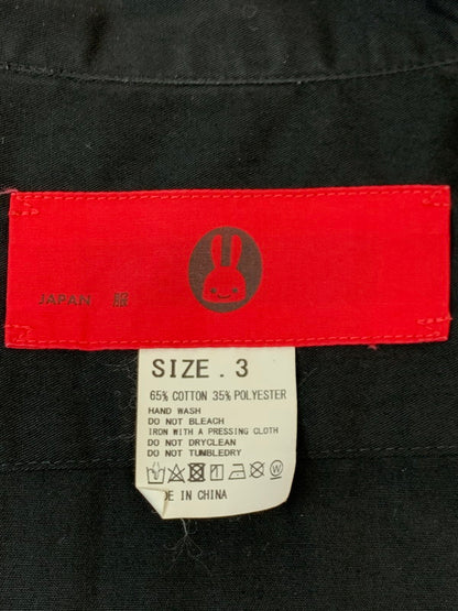 【中古品】【メンズ】 CUNE キューン LS WORK SHIRT ロングスリーブ ワークシャツ メンズ 長袖シャツ トップス 142-261020-em-73-min サイズ：3 カラー：ブラック 万代Net店