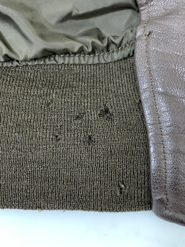 【中古品】【メンズ】 U.S.NAVY アメリカ海軍 70's G-1 FLIGHT JACKET MIL-J-7823D 70年代 G-1 フライトジャケット アウター 146-261020-yn-03-min サイズ：36 カラー：ブラウン 万代Net店